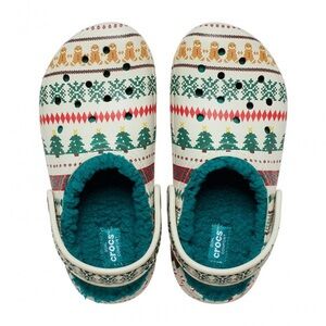 Crocs CLASSIC LINED FAIR ISLE Clog Men size 9 Women size 11
